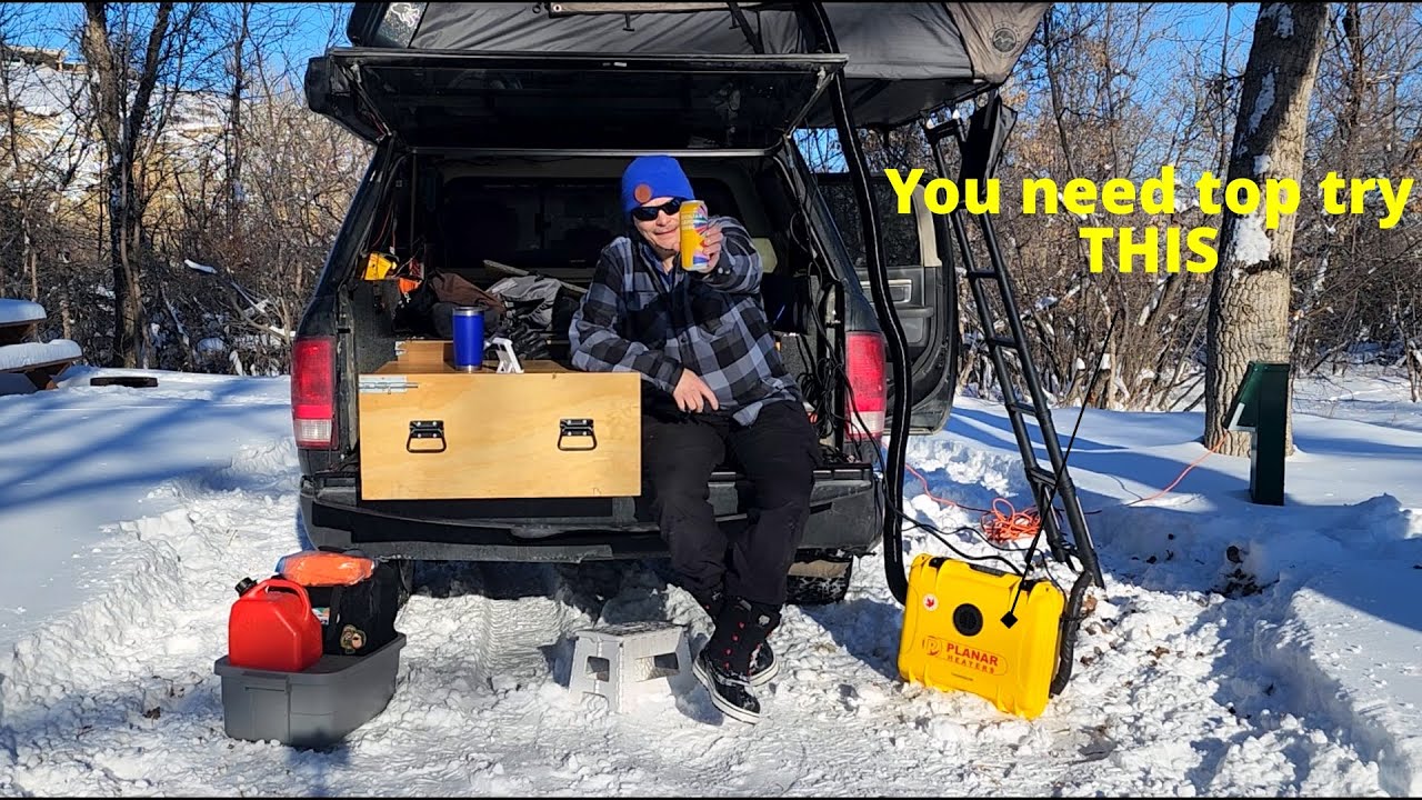 I am DONE with cheap Diesel Heaters Truck Camping  - Winter Truck Camping