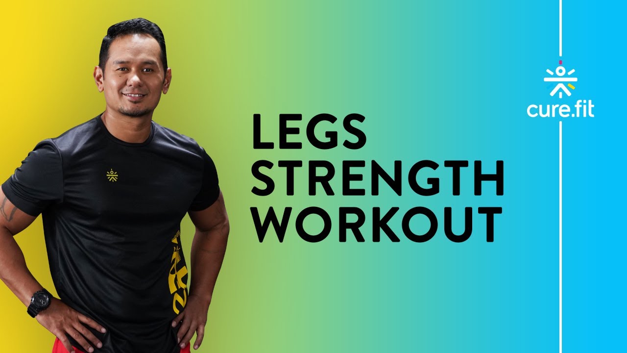 Leg Day Made Easy | Lower Body Strength Training at Home with cult fit  @cult.official​
