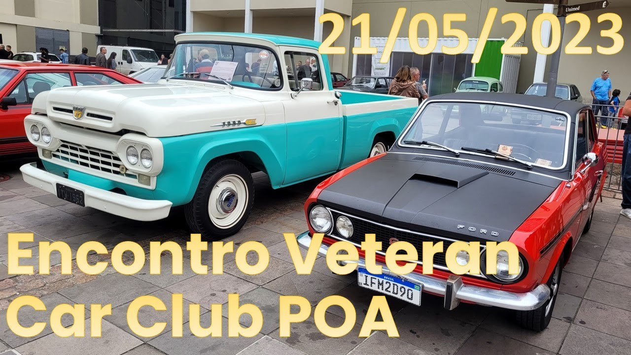 Encontro Veteran Car Club Porto Alegre - Shopping Total 21/05/2023