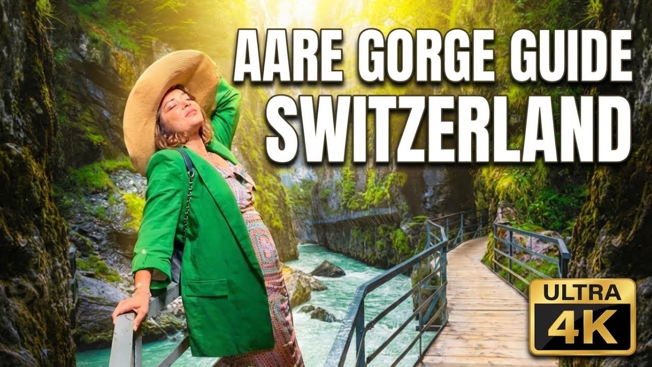 Большинство туристов пропускают это ущелье в Интерлакене в формате 4K #switzerland #swiss #swisst...