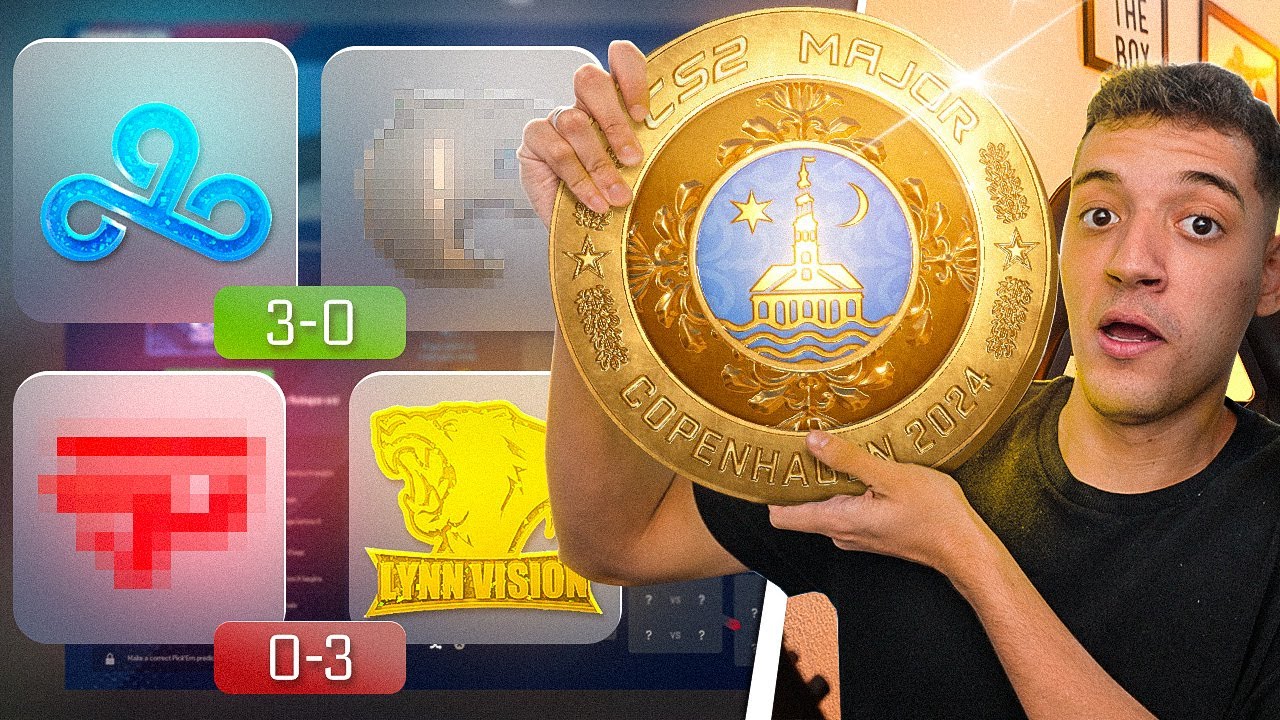 CHEGOU! ESSE SERÁ MEU REDONDO DE DIAMANTE no 1º MAJOR de CS 2 (Pick'Em Challenge)