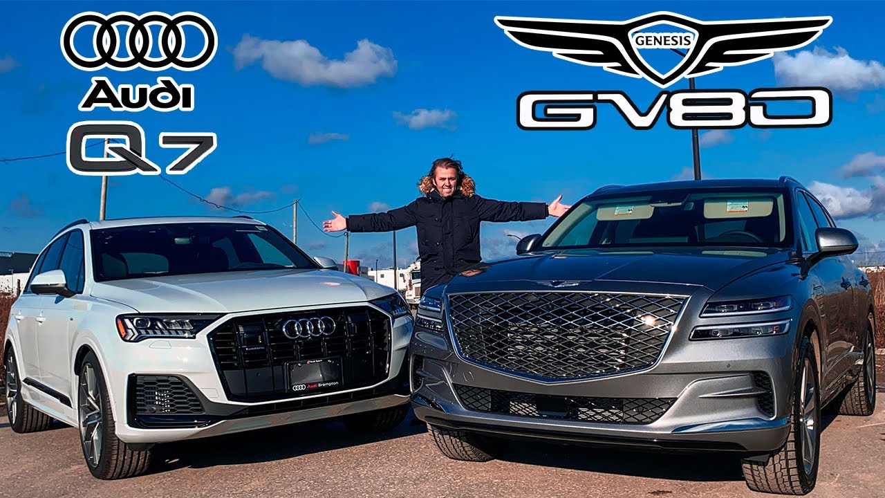 2021 Genesis GV80 2 5T vs 2021 Audi Q7 SLine, Genesis is getting there...