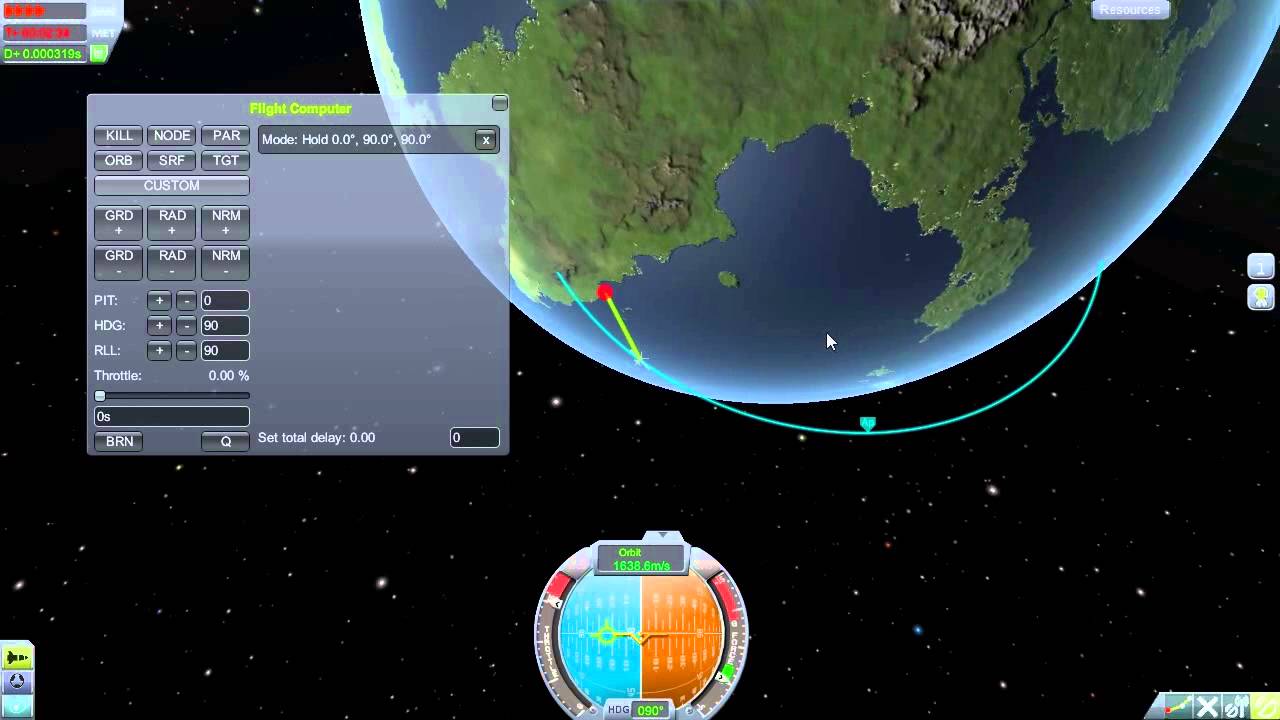 Бортовой компьютер в RemoteTech 2