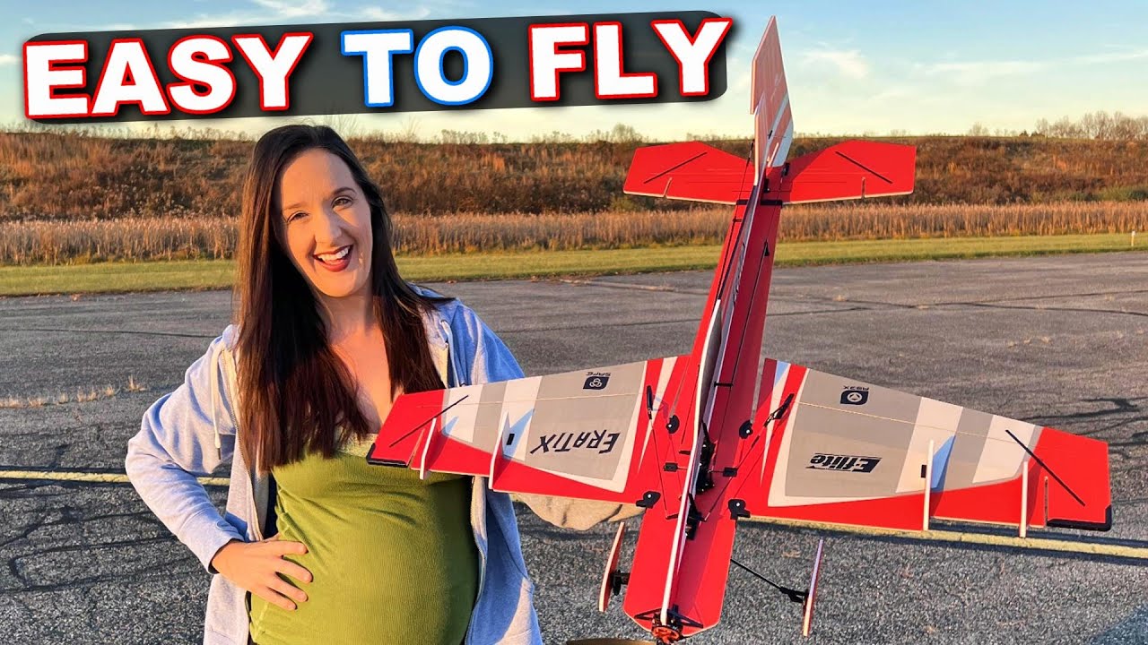 Радиоуправляемый самолет E-Flite Eratix 3D Flat Foamy - ДАЖЕ НОВИЧОК сможет летать на нем!!!