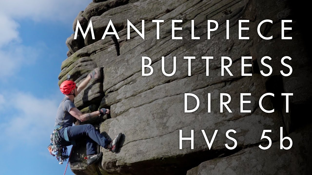 Peak Grit - Mantelpiece Buttress Direct - HVS 5b - Stanage