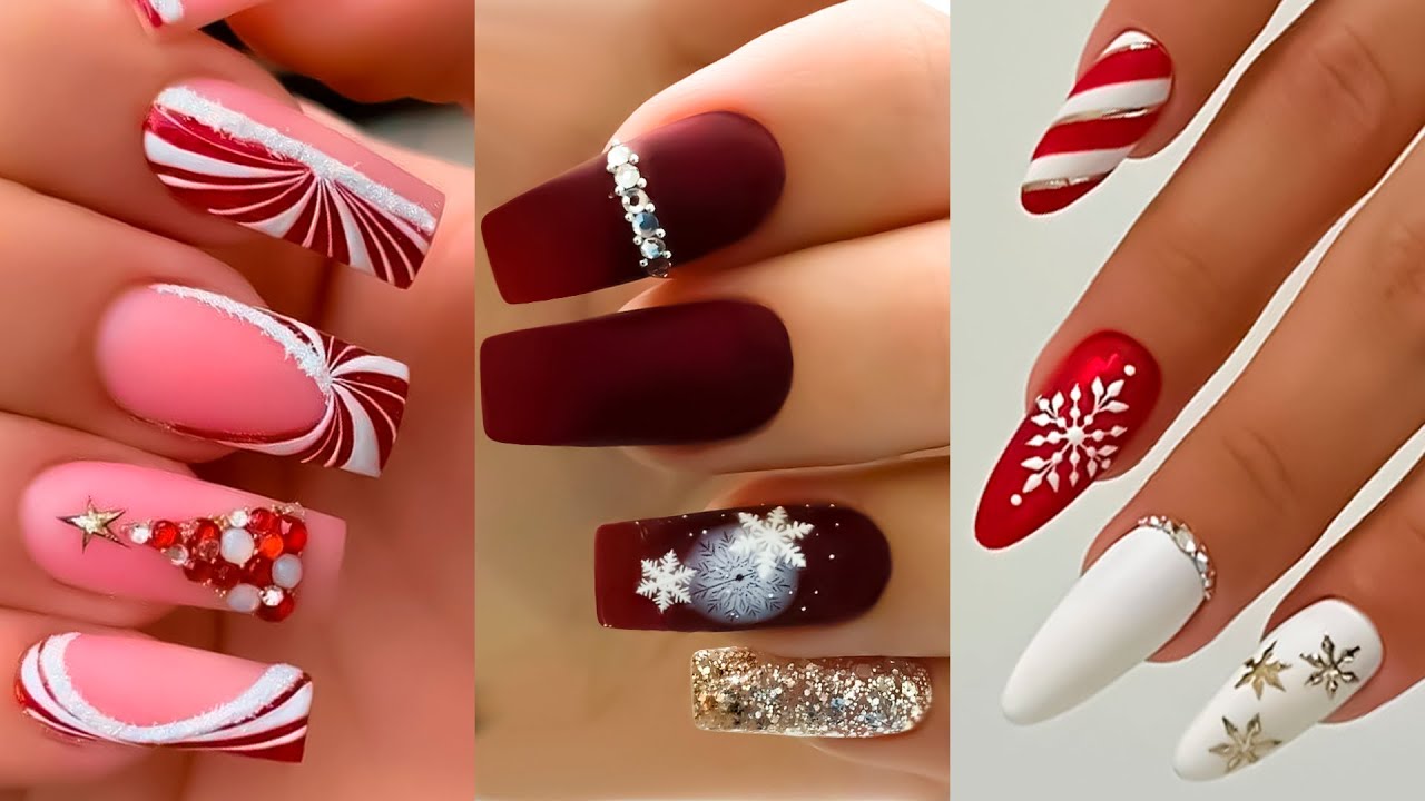 Christmas Nails 2023❤️💅 Best Nail Art | WINTER Nail ART design | Simple Nail Art Ideas  #659
