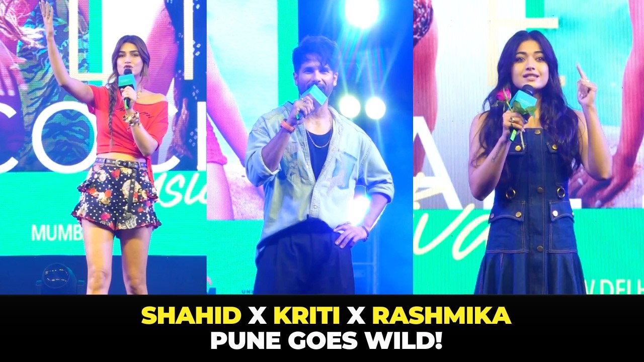 Шахид Капур, Крити Санон и Рашмика Манданна зажгли в Пуне на музыкальном фестивале Cocktail 2