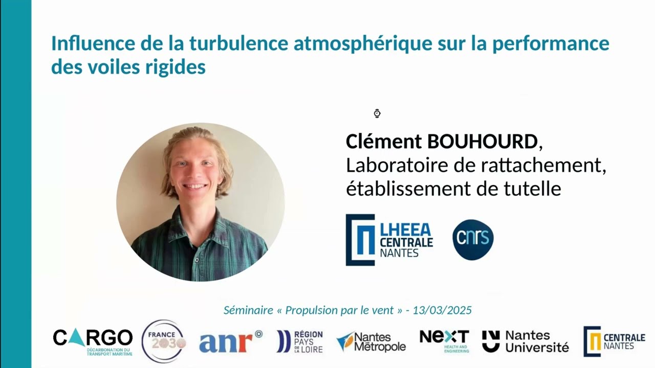 Influence de la turbulence atmosphérique sur la performance des voiles rigides