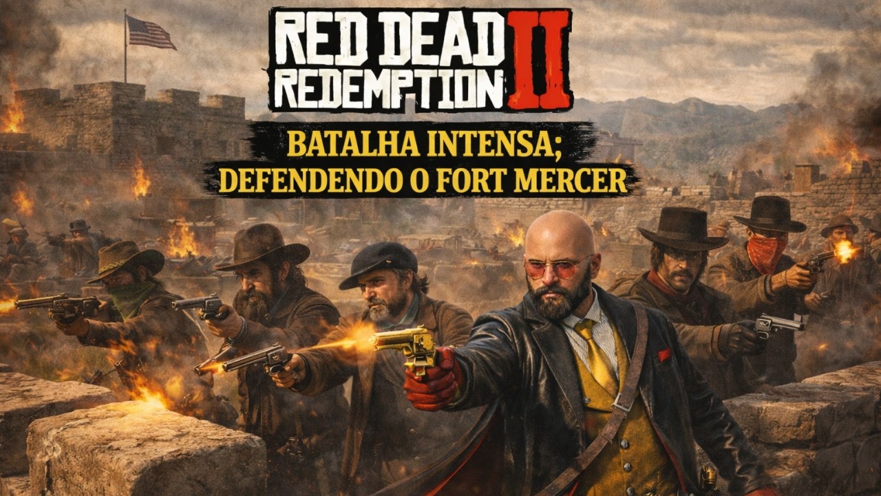 Batalha intensa: defendendo o Forte Mercer – RED DEAD REDEMPTION 2 – ONLINE