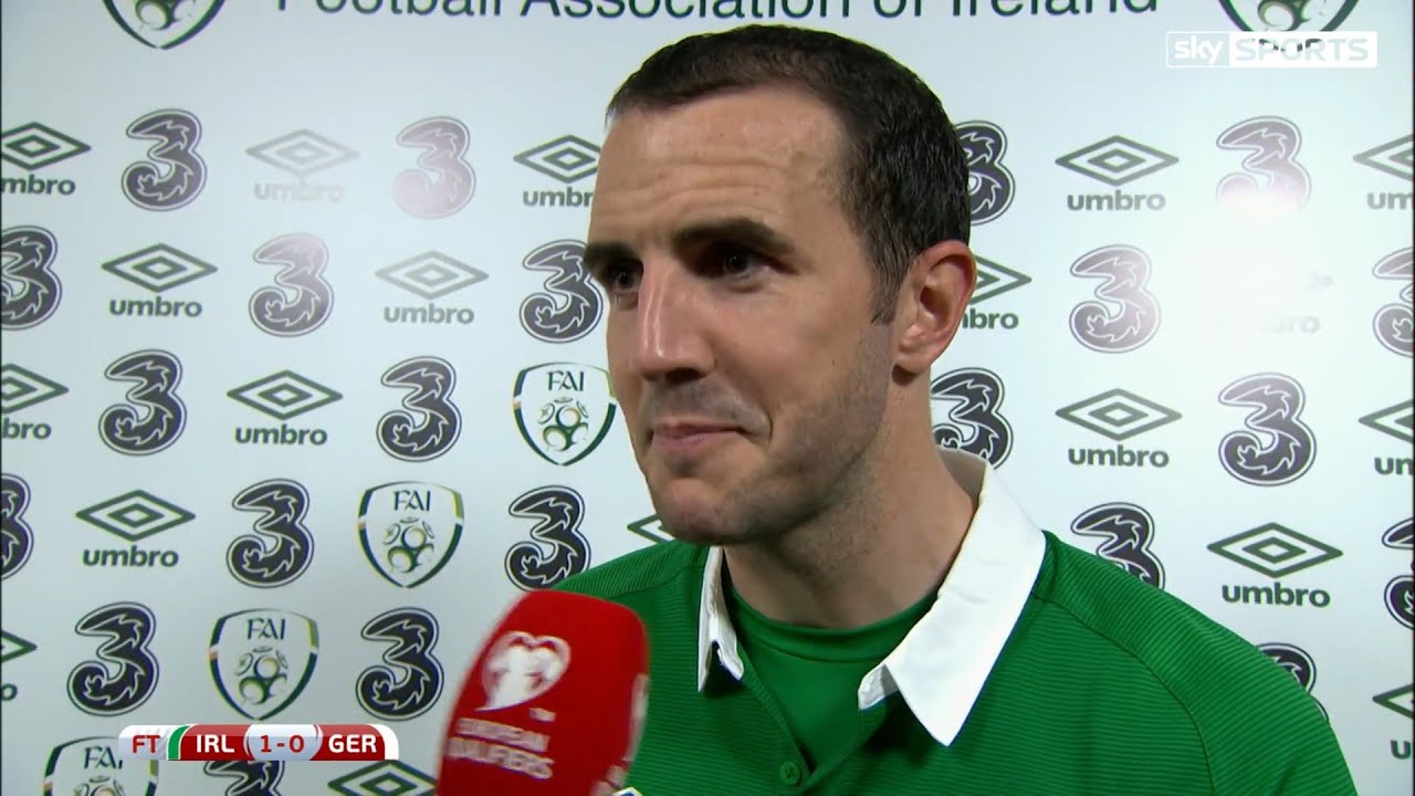 Republic of Ireland v Germany - Post Match Interview - John O'Shea (8/10/15)