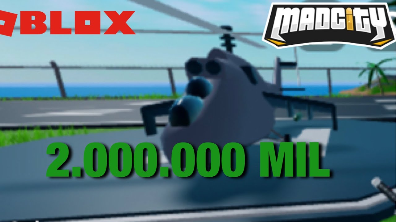 BUYING THE 2.000.000 COBRA (MILITARY HELICOPTER) - ROBLOX Mad City