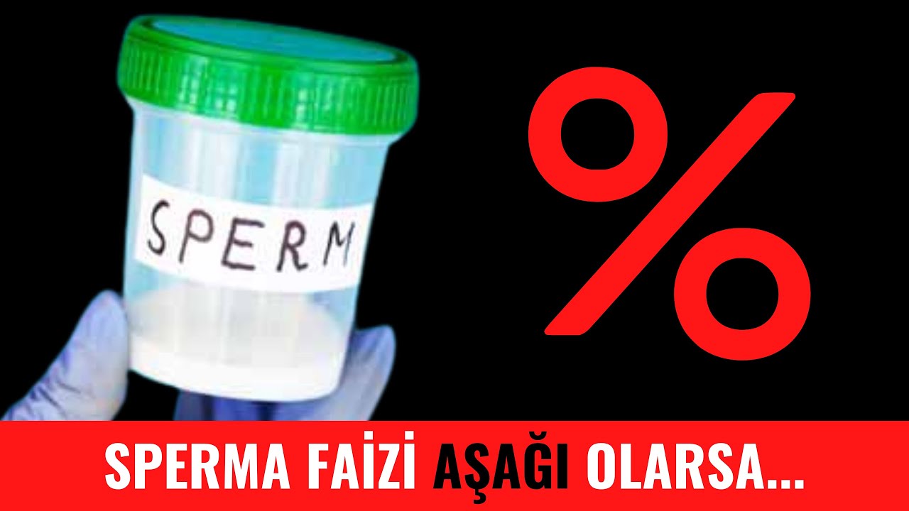 Spermanın Faizi Nə Qədər Olmalıdır? ATA OLMAQ ÜÇÜN...
