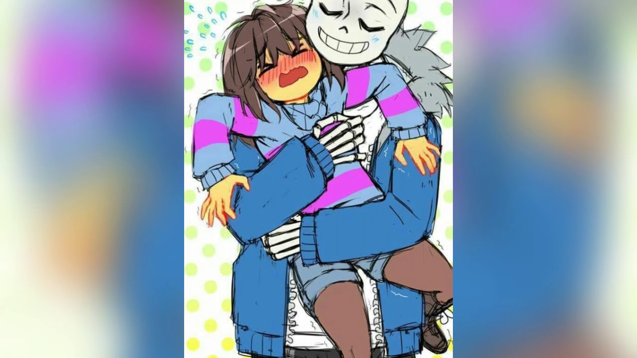 Oye niña ( sans x frisk) 🖤🖤🖤