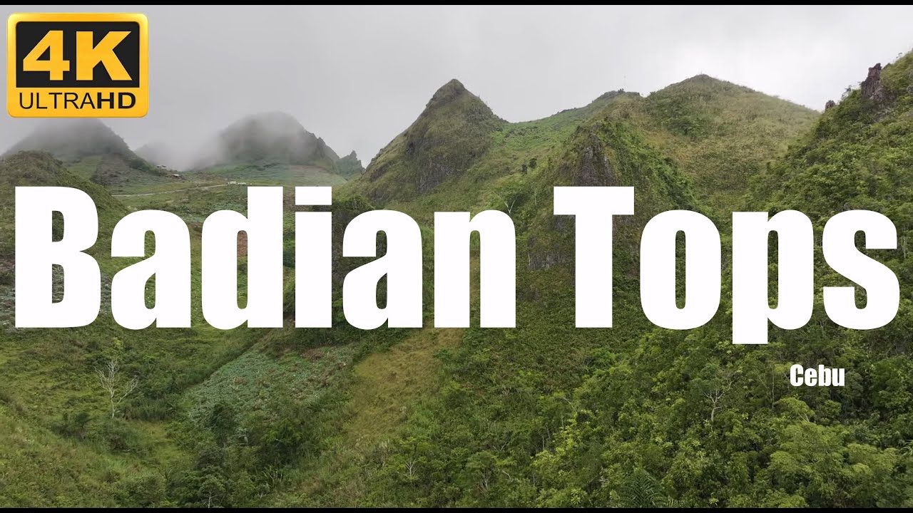 Badian Tops - Cebu - Philippines - Drone 4K UHD - Planet Earth