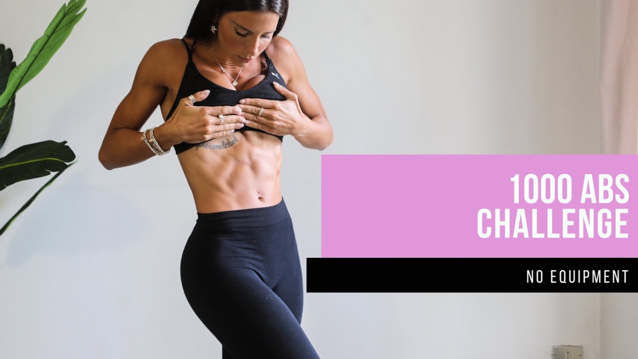 1000 ABS CHALLENGE! Lunga serie di addominali da fare insieme!