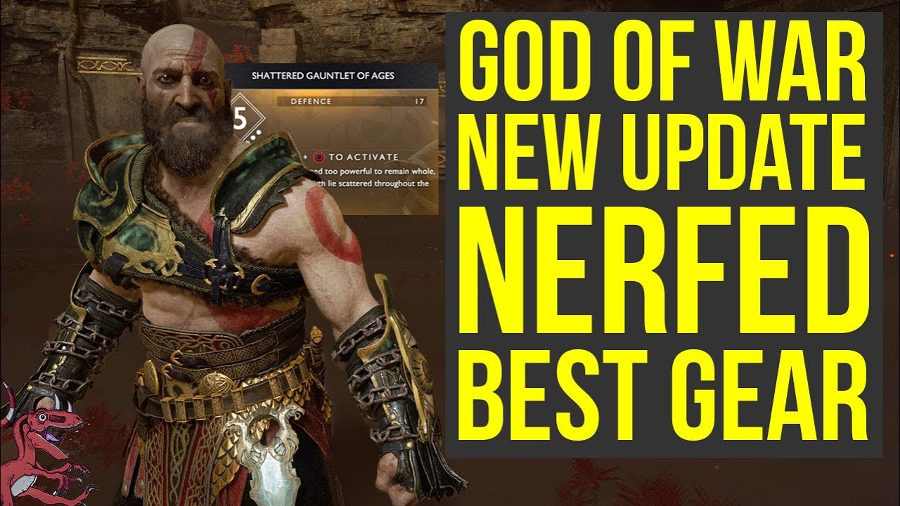 God of War Best Gear NERFED With New Update (God of War 4 Best Gear)