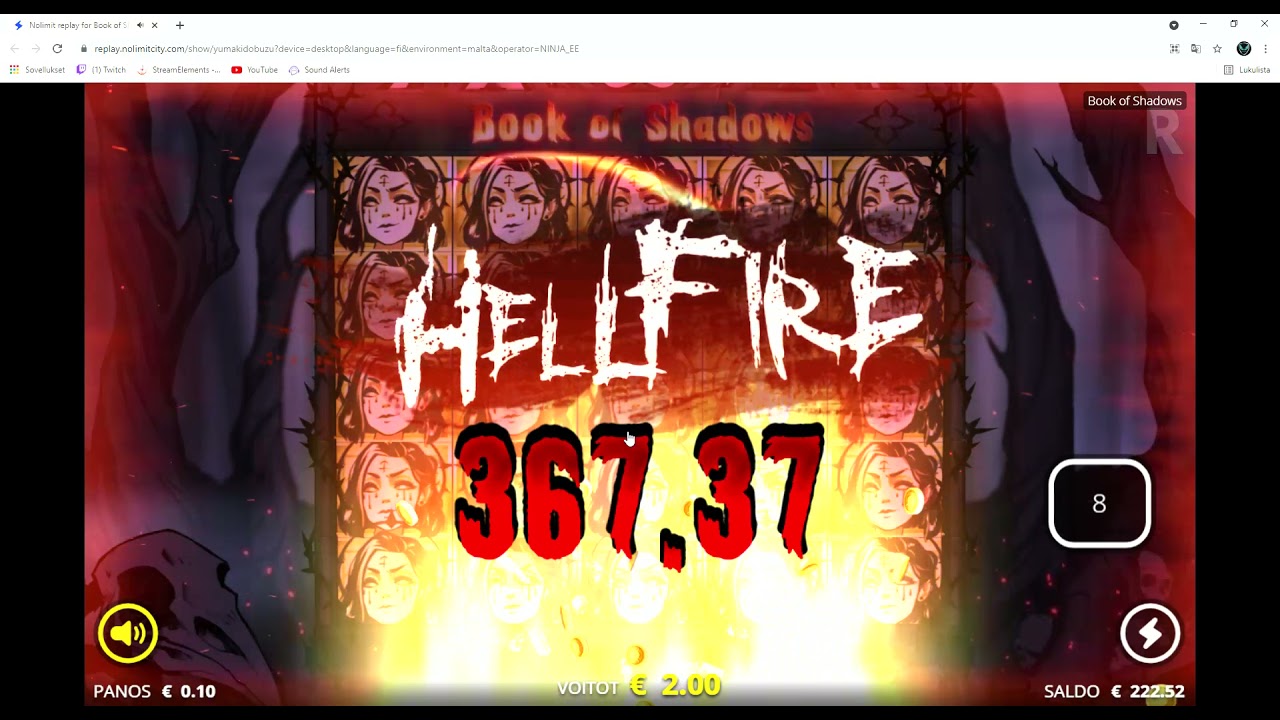 Insane bonus buy win from Book of Shadows!