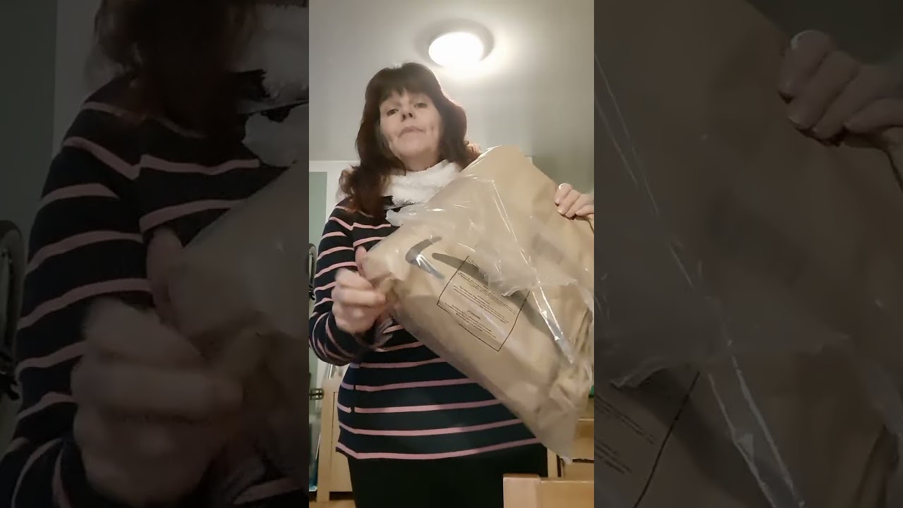 Mark's got a parcel.  And I get to open it.