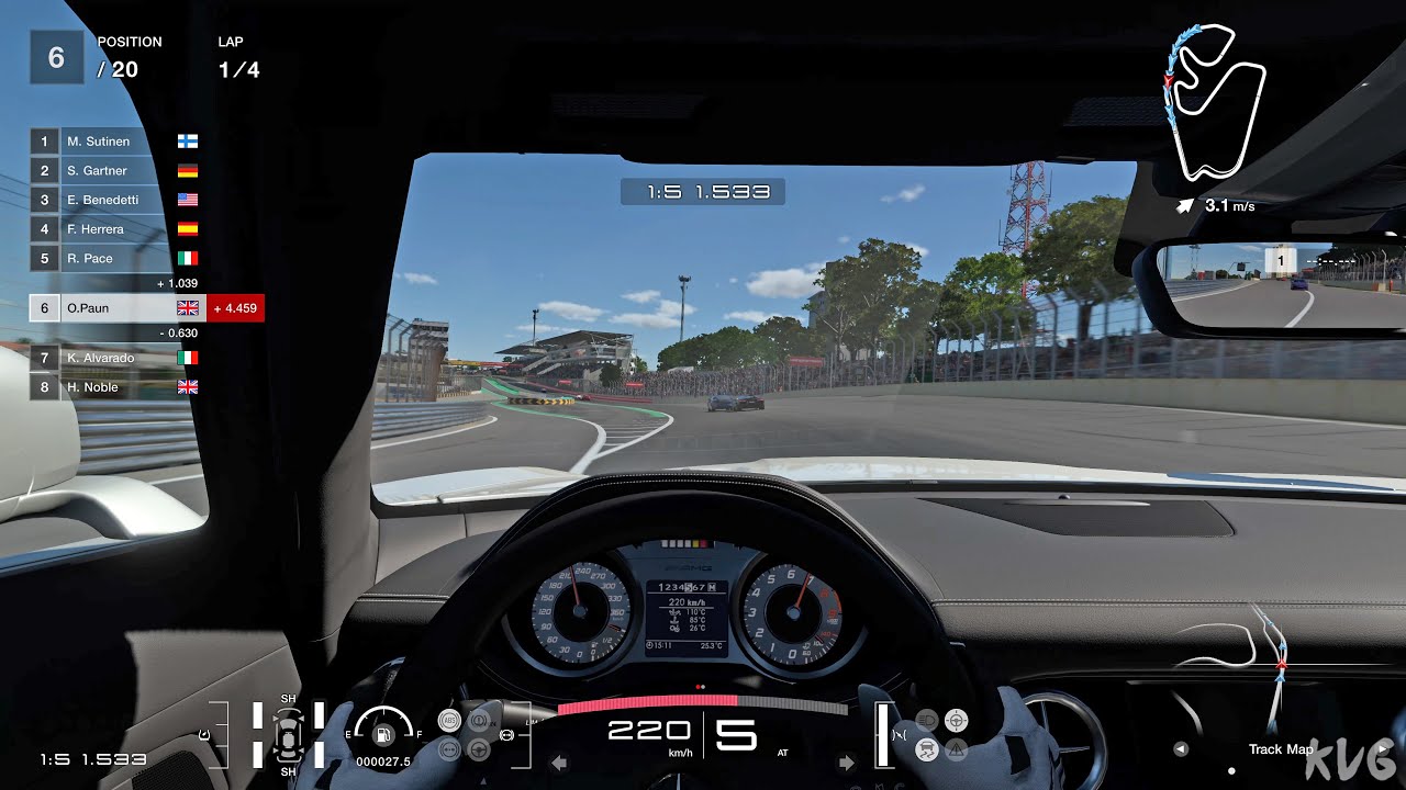 Gran Turismo 7 - Mercedes-Benz AMG SLS 2010 - Cockpit View Gameplay (PS5 UHD) [4K60FPS]