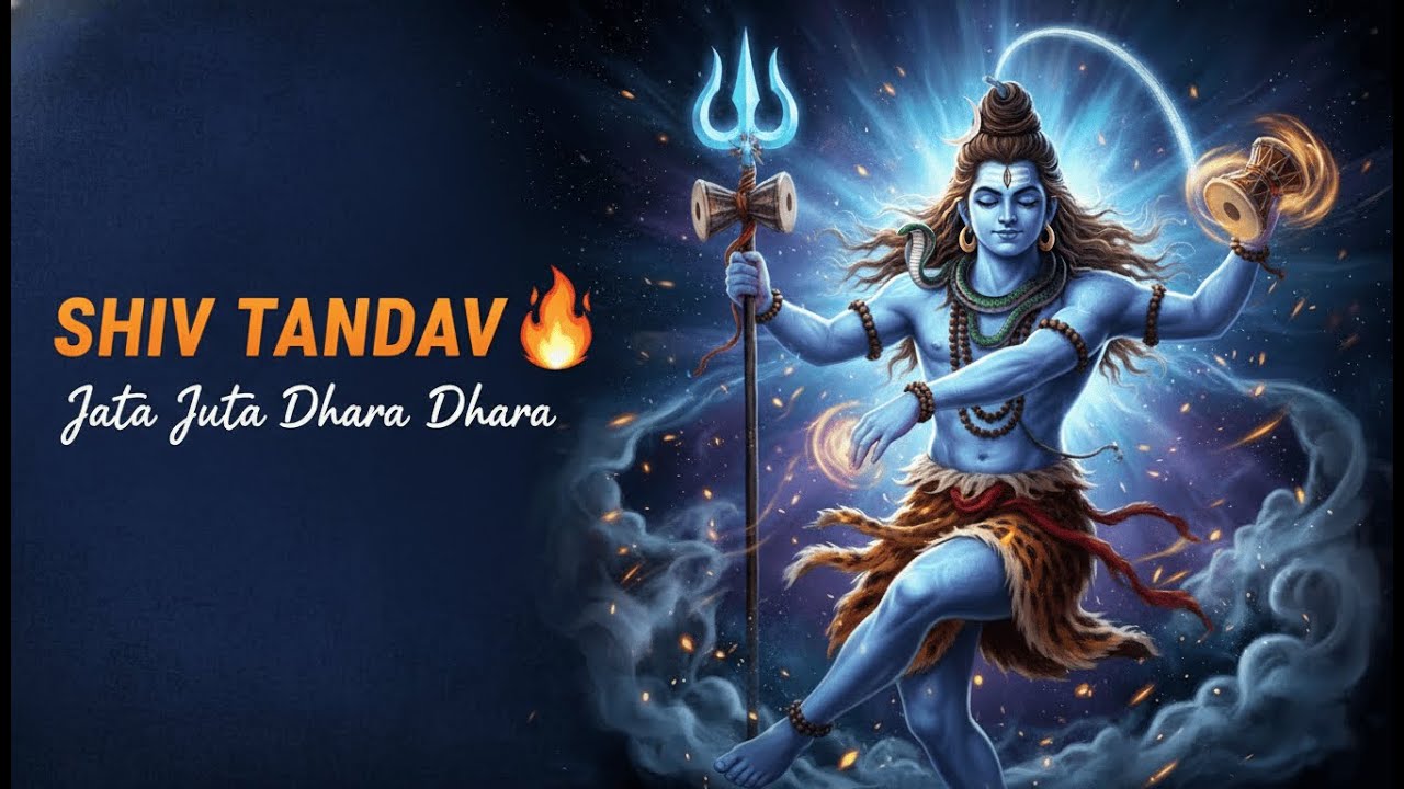 🔱 SHIV TANDAV – Jata Juta Dhara Dhara 🔥