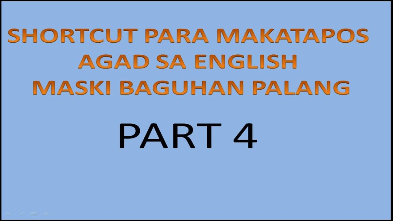 PINOY ENGLISH LESSON FOR BEGINNERS || Paano gawing English ang tagalog na mensahe