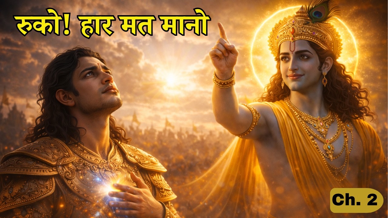 Gita Adhyay 2 | आत्मा अमर है | Shri Krishna Updesh