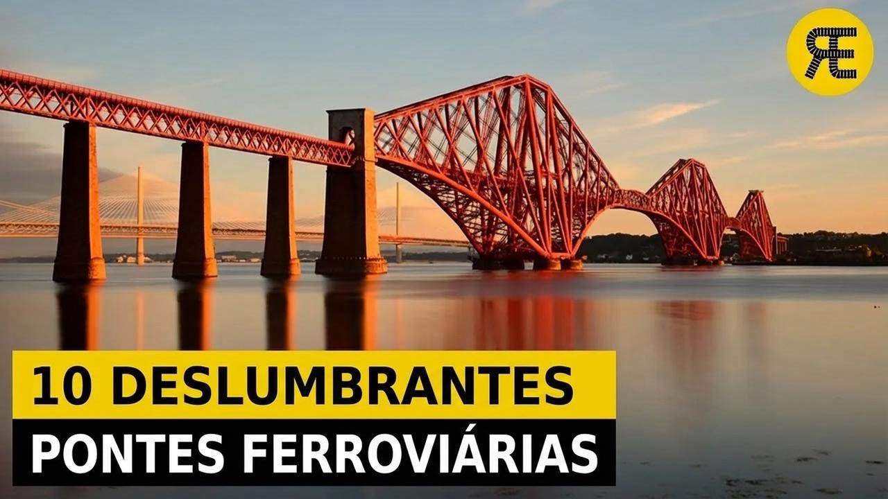 10 pontes ferroviárias impressionantes ao redor do mundo