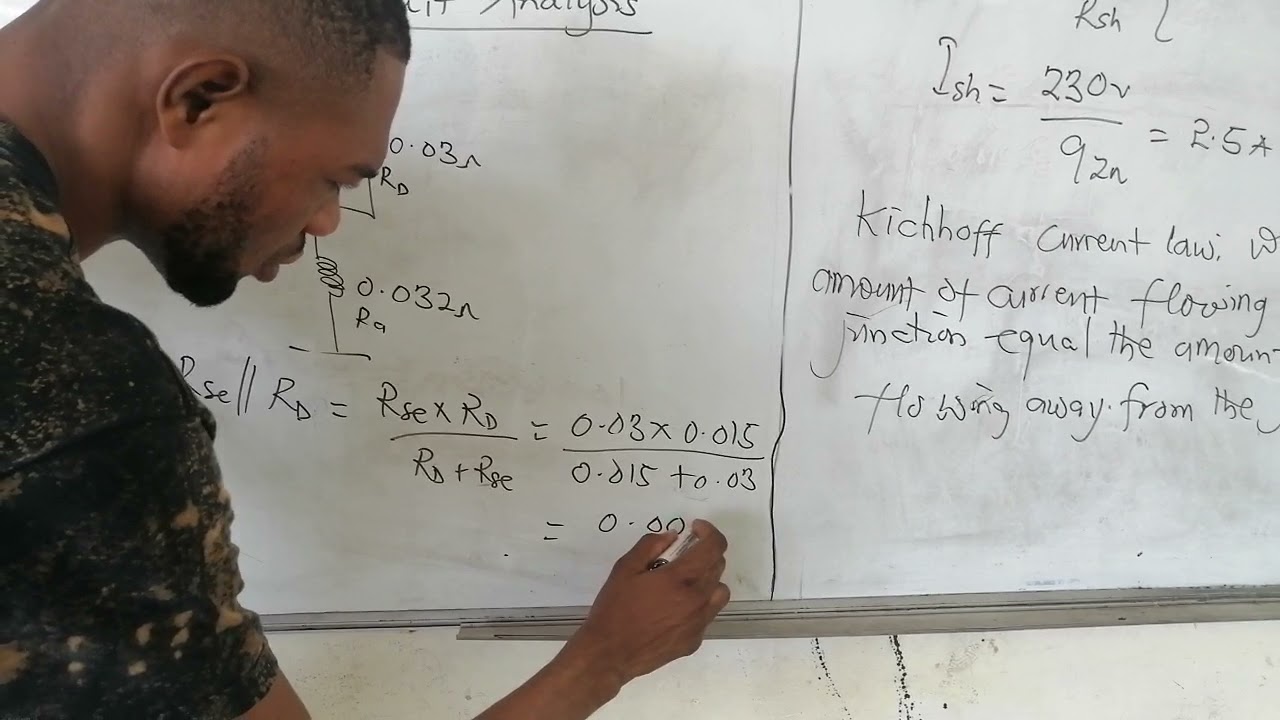 Long shunt compound generator, the terminal voltage is 230V, when the generator deliver 150A.