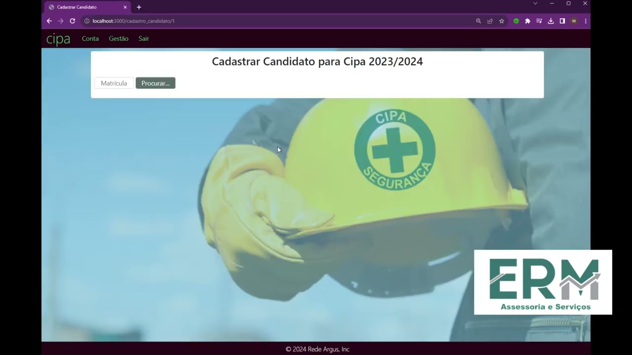 Projeto CIPA - Demonstra&ccedil;&atilde;o do site
