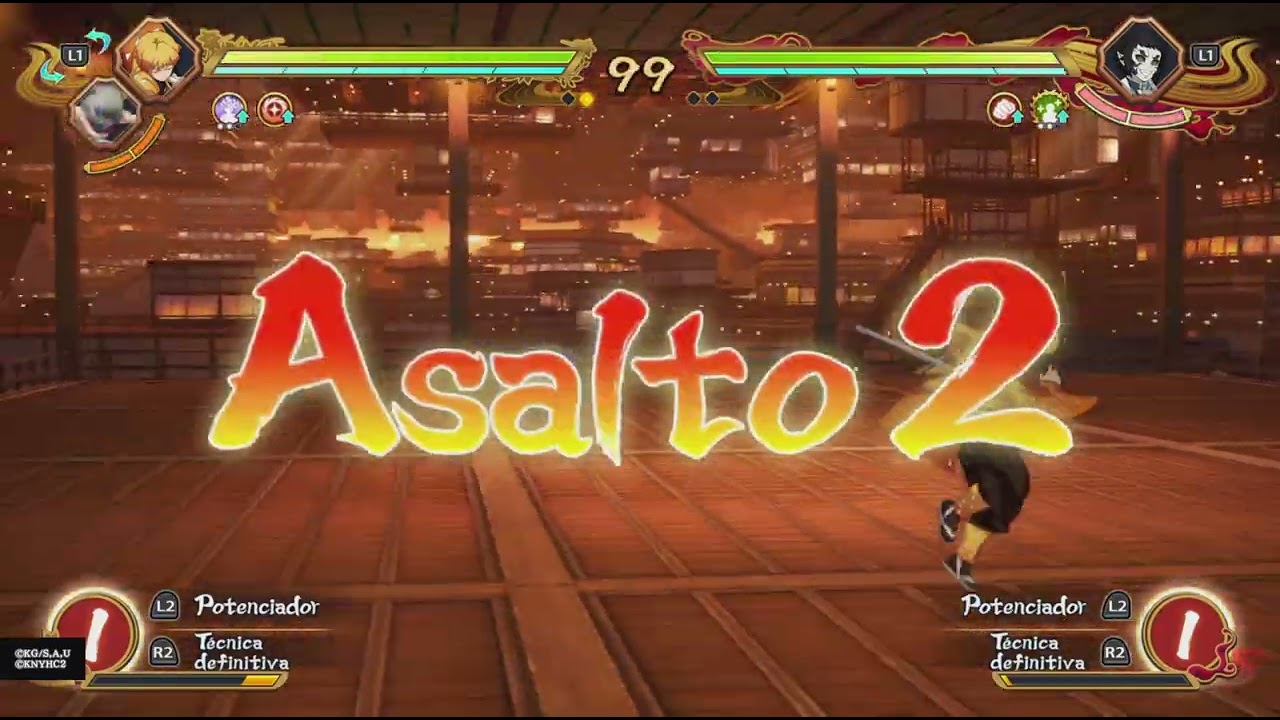 Zenitsu and Inozuke VS Kaigaku