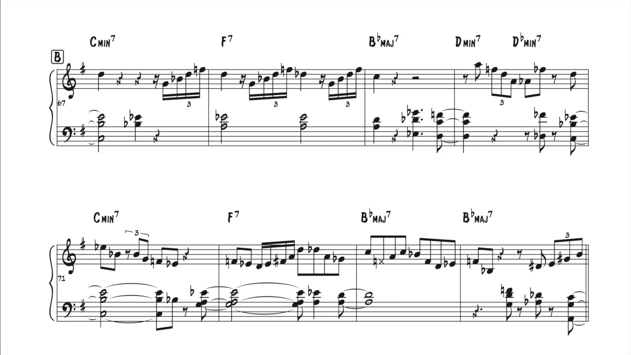 Barry Harris - I'll Remember April (Transcription)