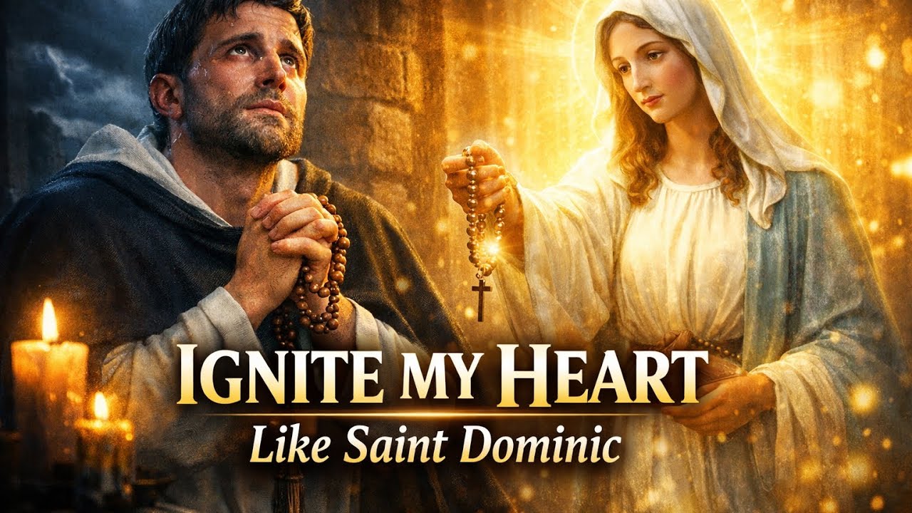 Ignite My Heart Like Saint Dominic 🔥 | Powerful Marian Catholic Worship Hymn for Prayer & Devotion