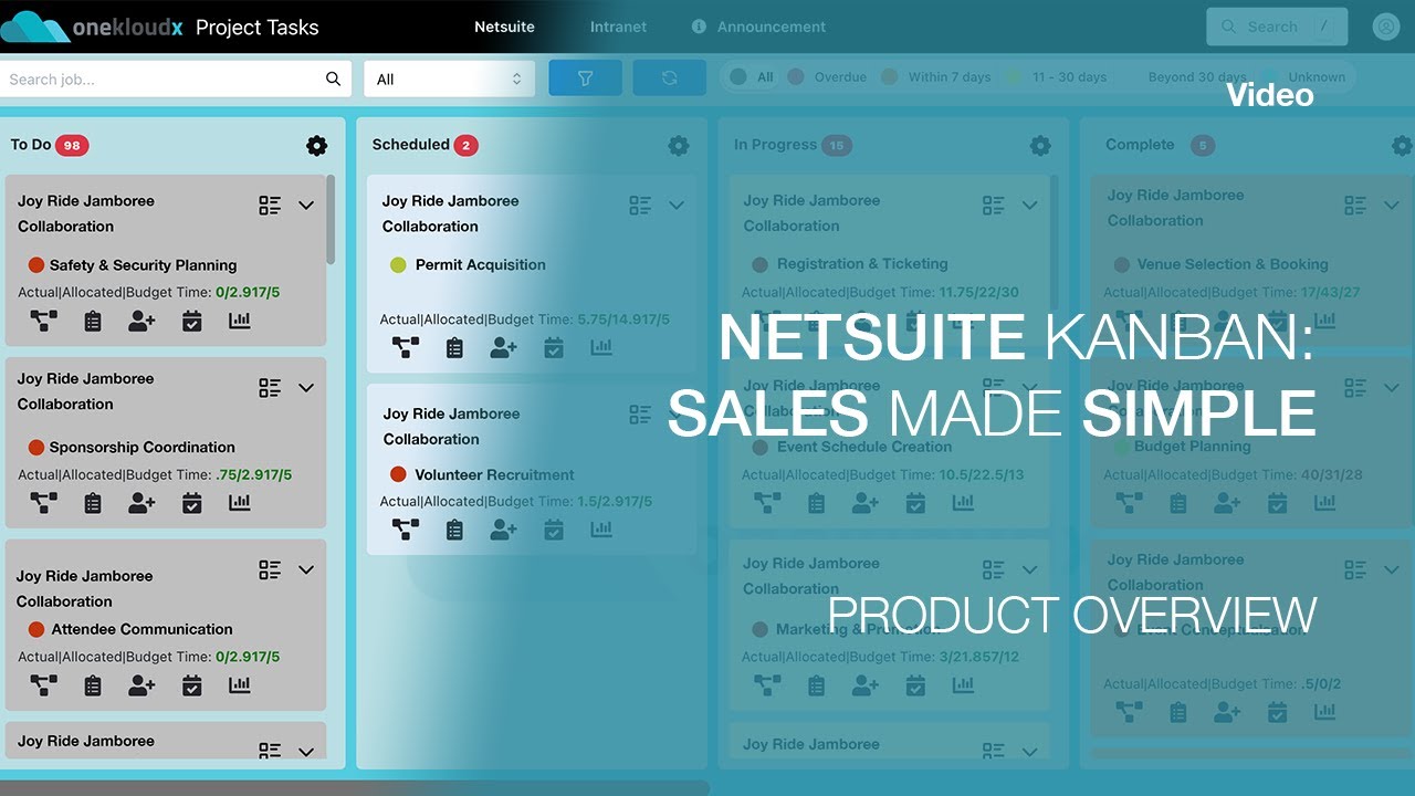NetSuite Kanban: sales made simple