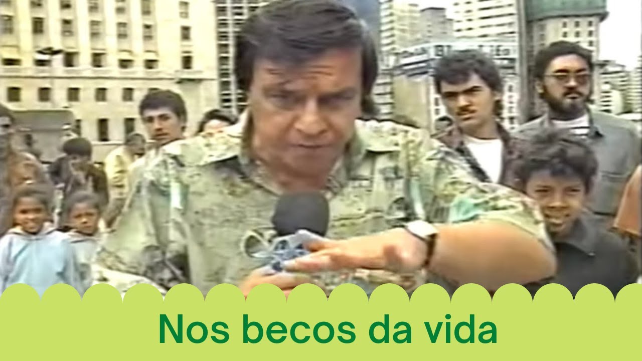 ✅  Nos becos da vida - Silvio Brito - Programa Aqui Agora com Gil Gomes (SBT) década de 90