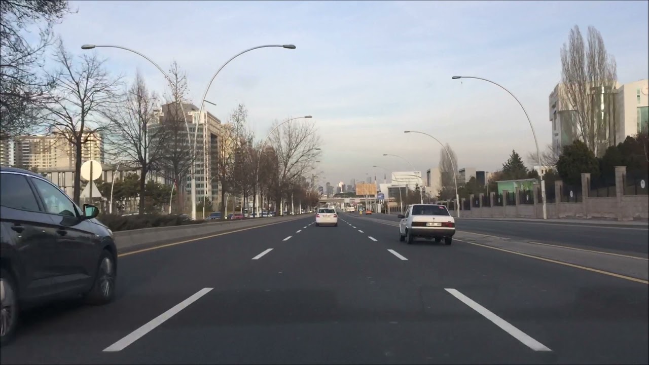 Dumlupınar Bulvarı, Ankara Turkey - 13.03.2021