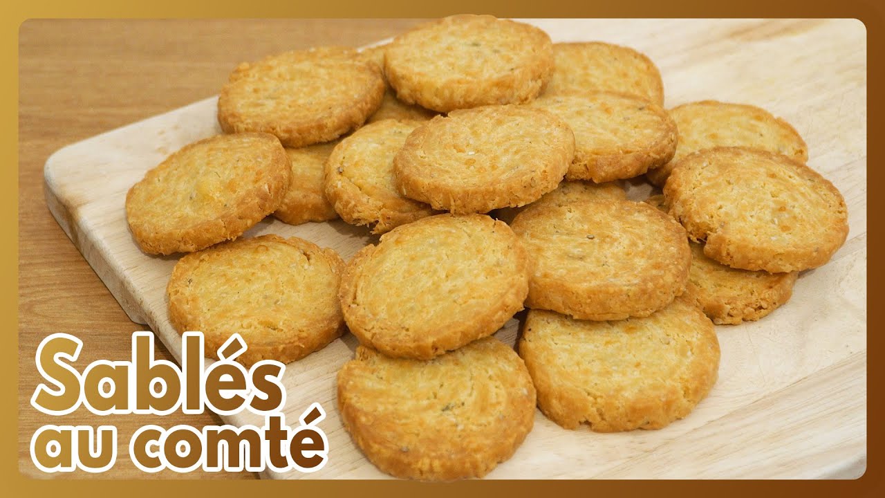 La recette des sablés au comté pour épater vos invités