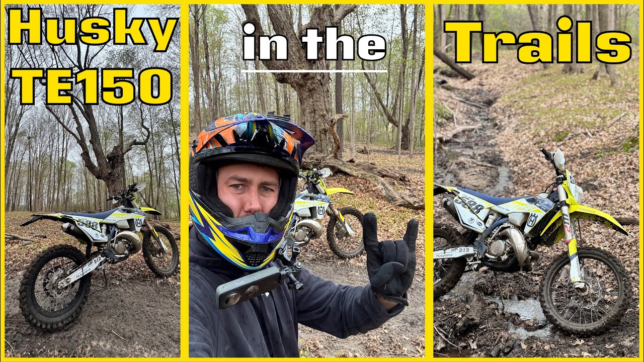 Trail Riding My Husqvarna TE150