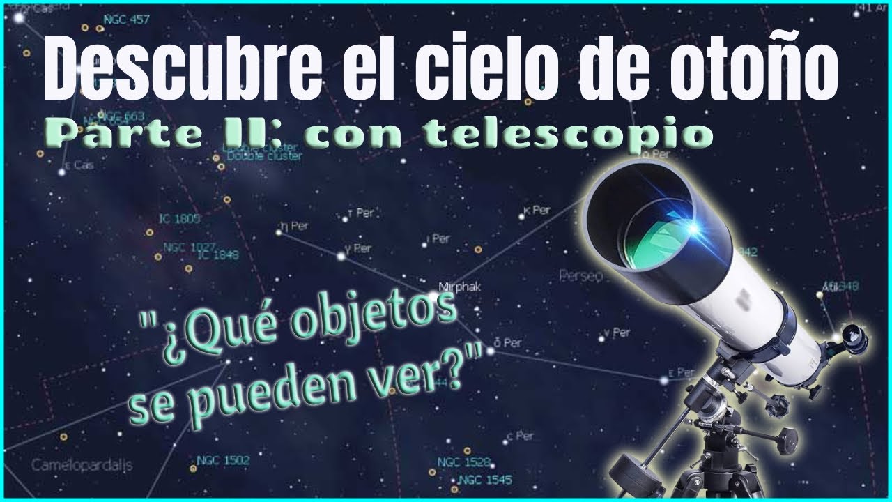 Astronomía en otoño con telescopio, observa el cielo de otoño II