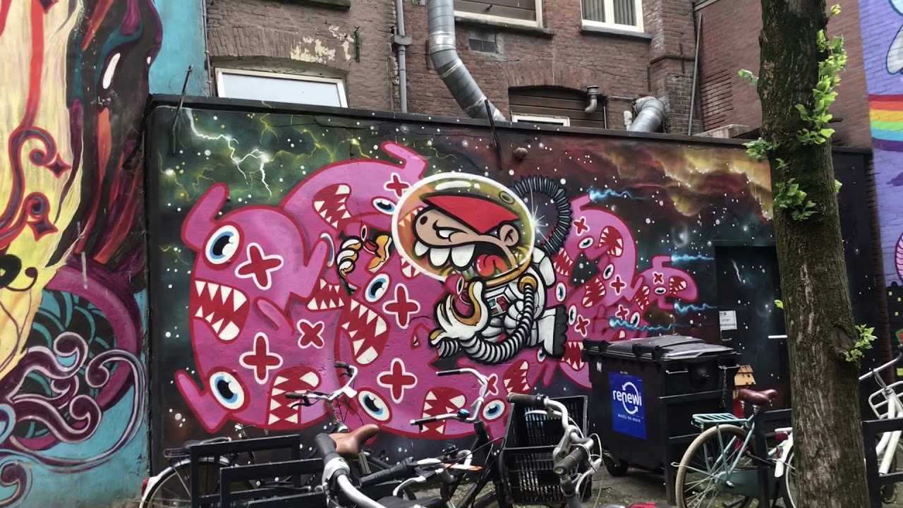 Street art tour Witte de Withstraat