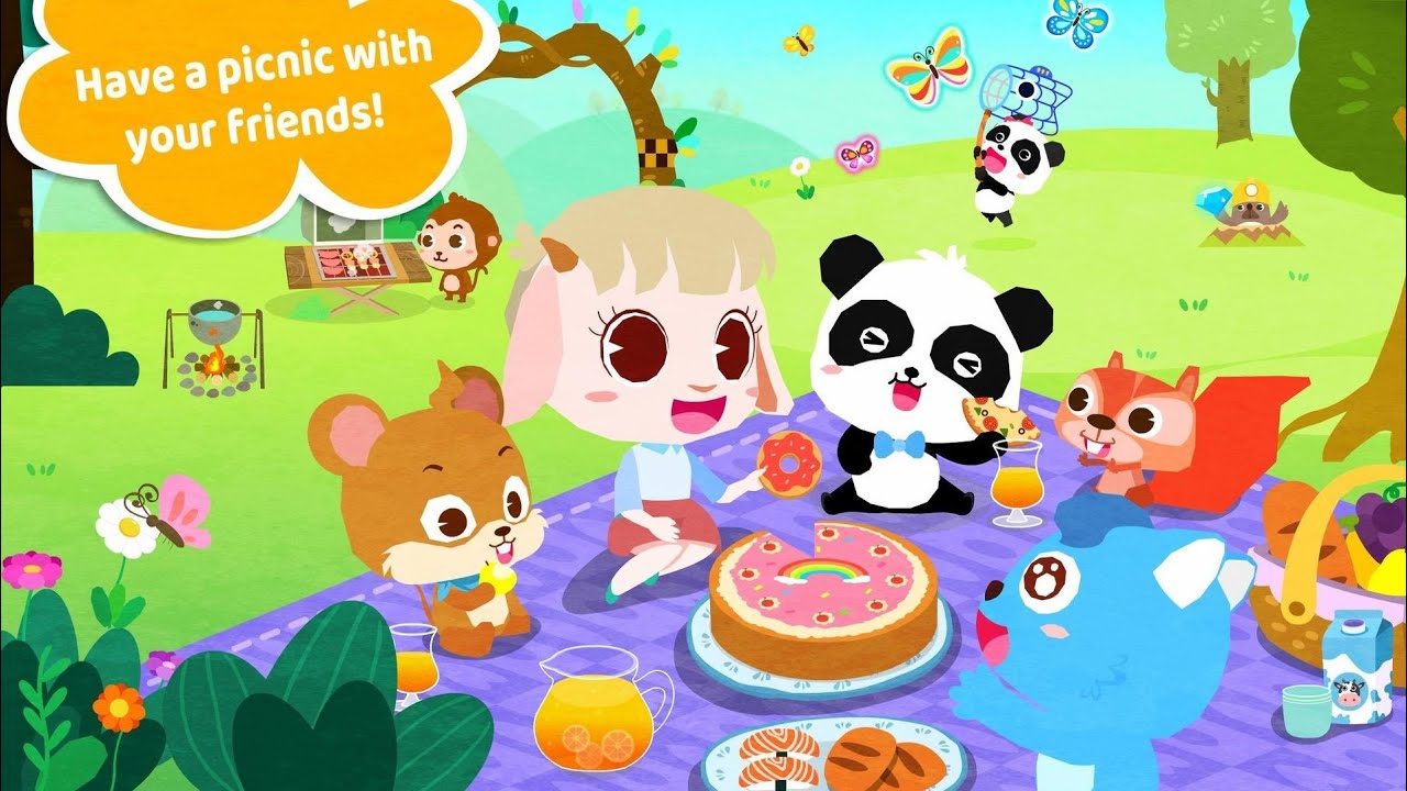little Panda Camping Fun | Come learn camping hacks | #gaming #kids #babybus