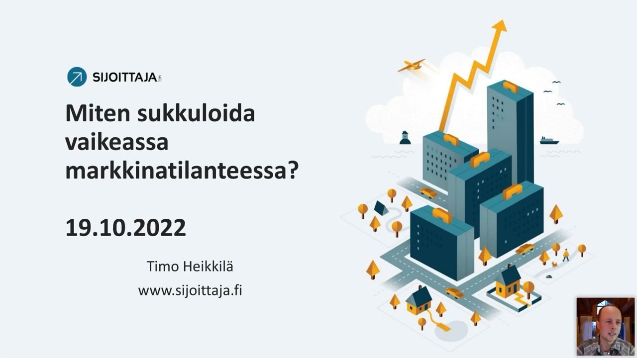 Miten sukkuloida vaikeassa markkinatilanteessa? -webinaari 19.10.2022