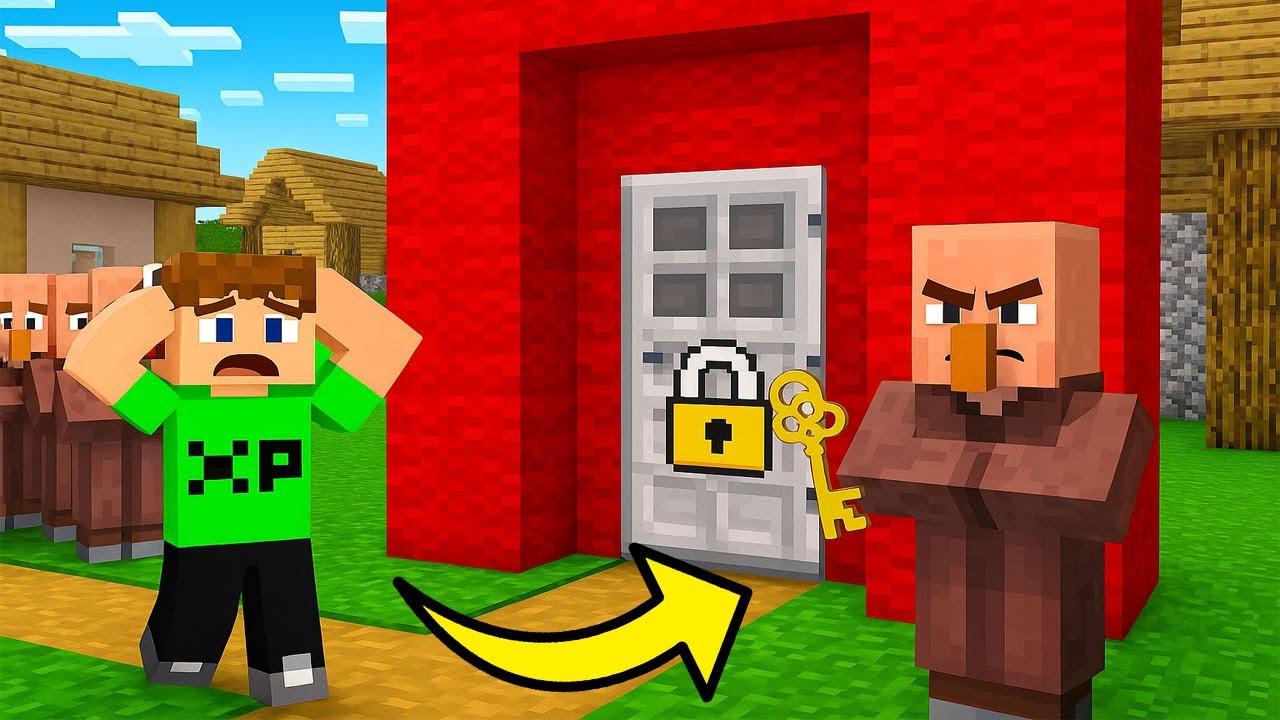EZ A GONOSZ FALUSI KIRÚGTA XP-T A FALUBÓL A MINECRAFTBAN! 😱