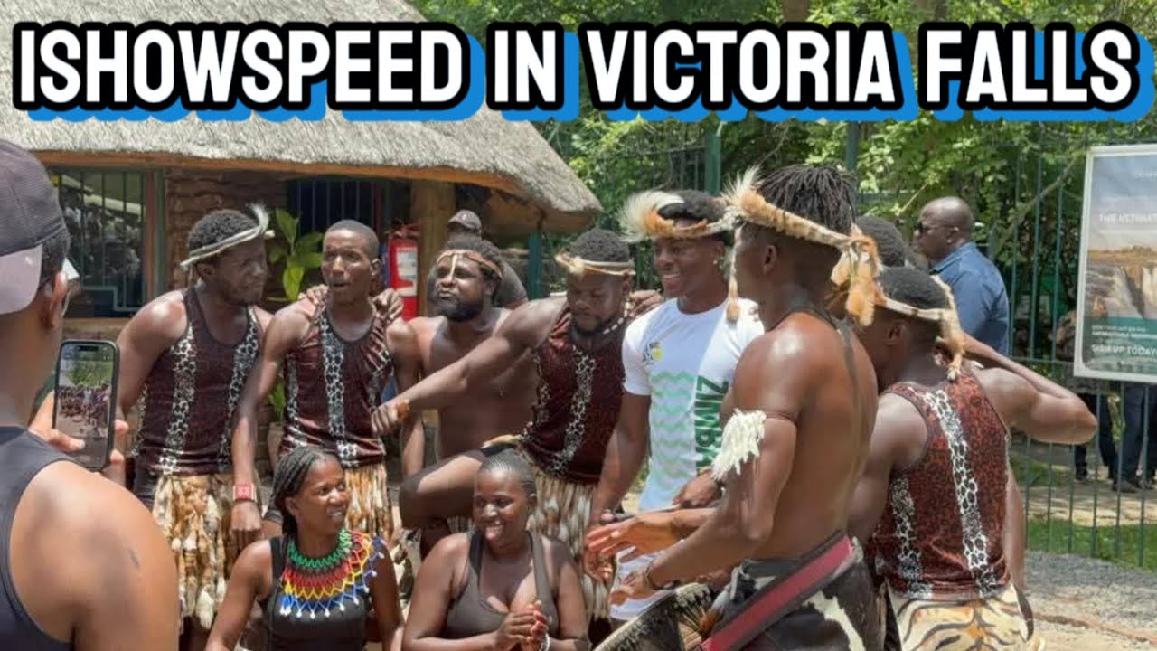 Ishowspeed in Victoria falls ,Zimbabwe 