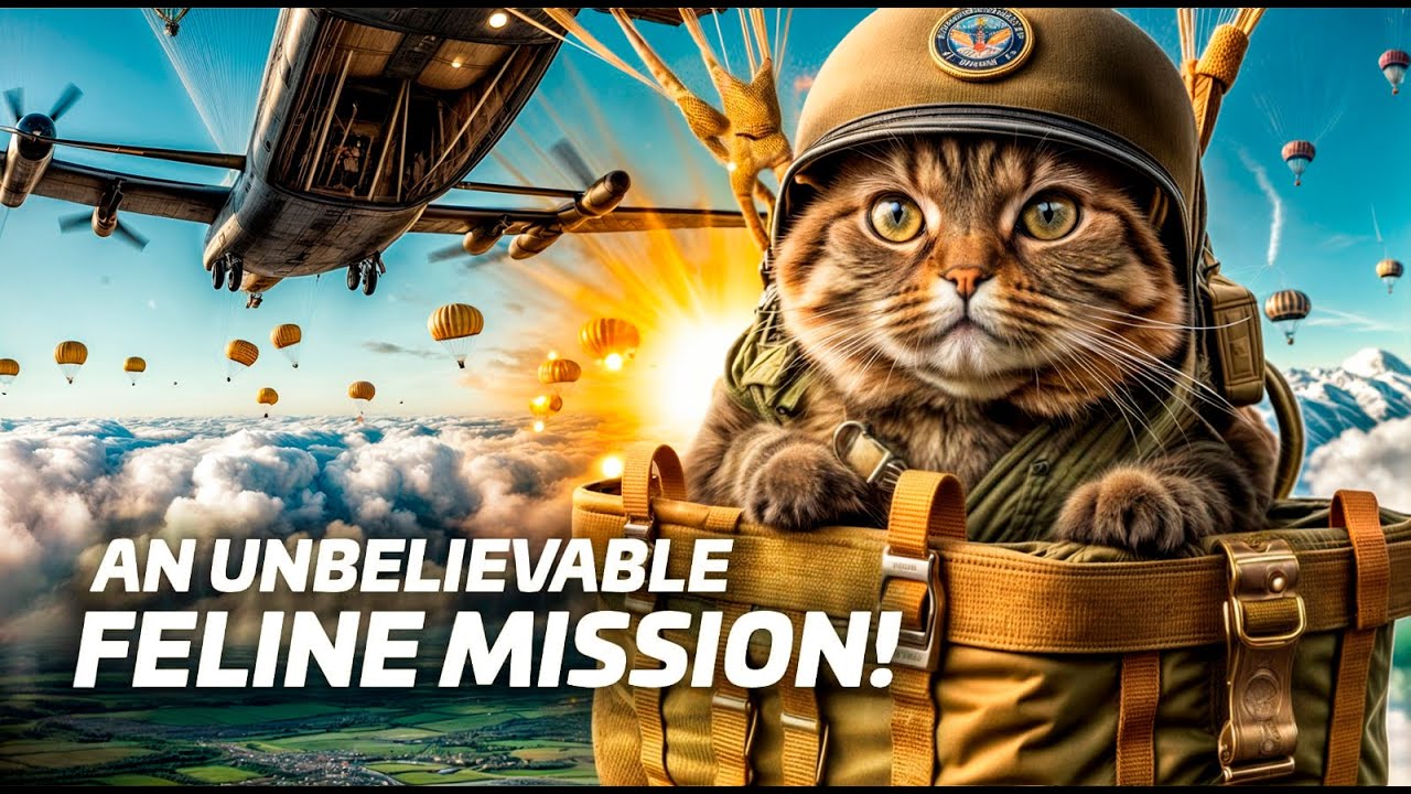 The military OPERATION that dropped CATS by PARACHUTE to SAVE an island!