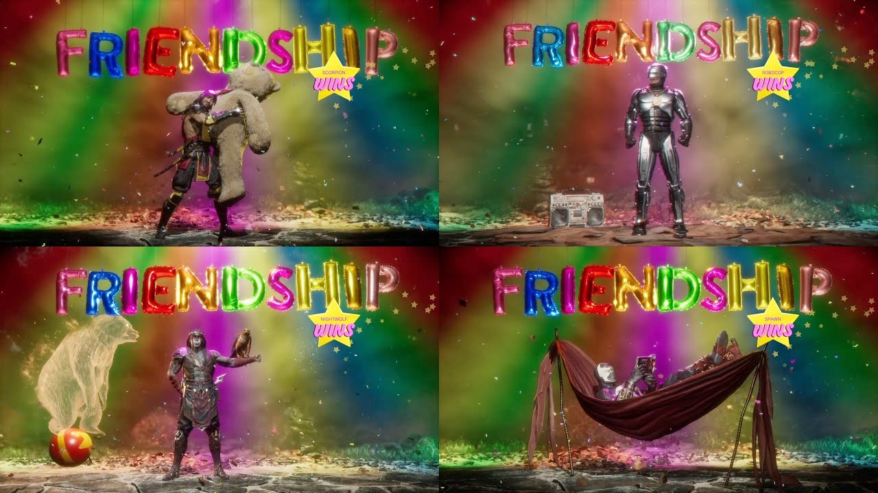 Mortal Kombat 11 - All Friendships