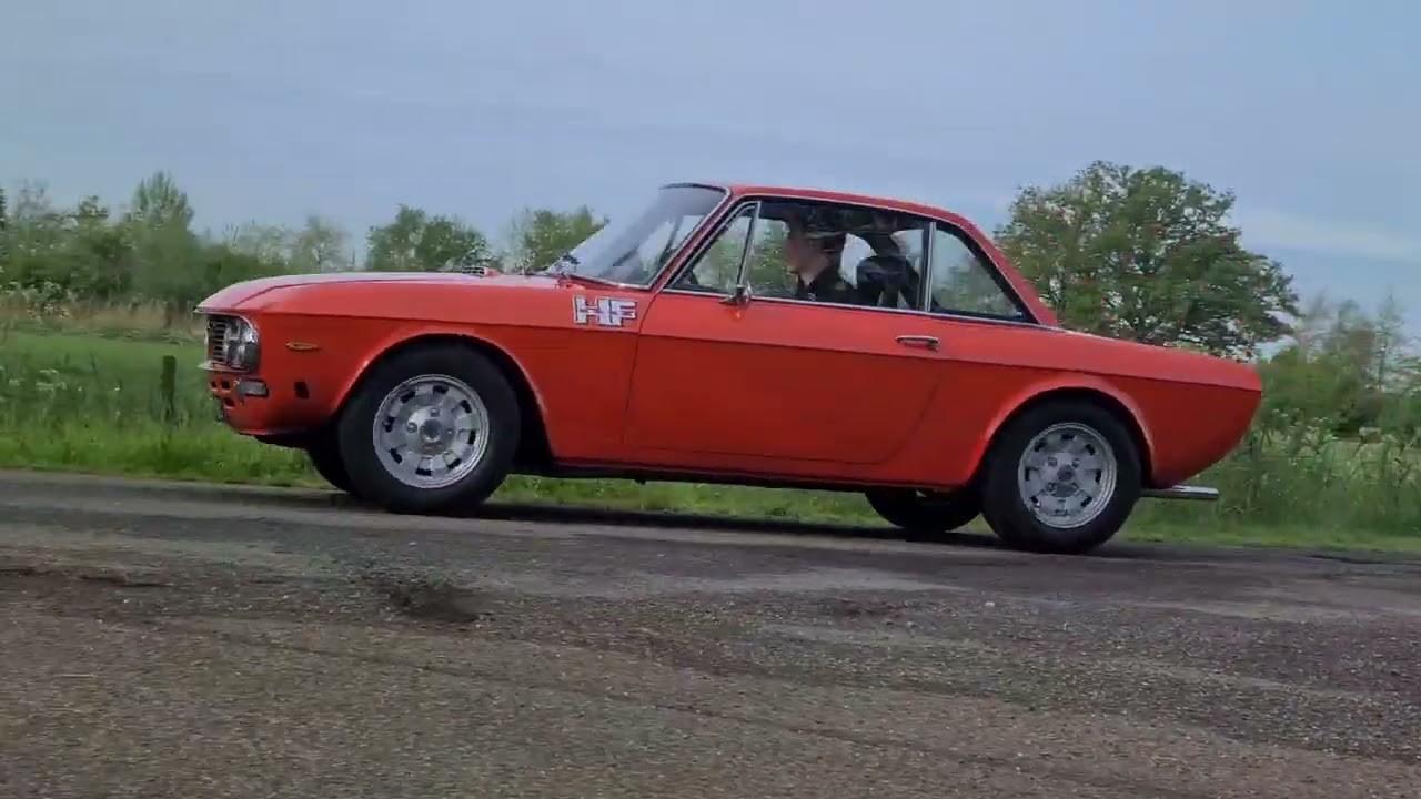 Driving a very hot car! A 1971 Lancia Fulvia Coupe Rally!