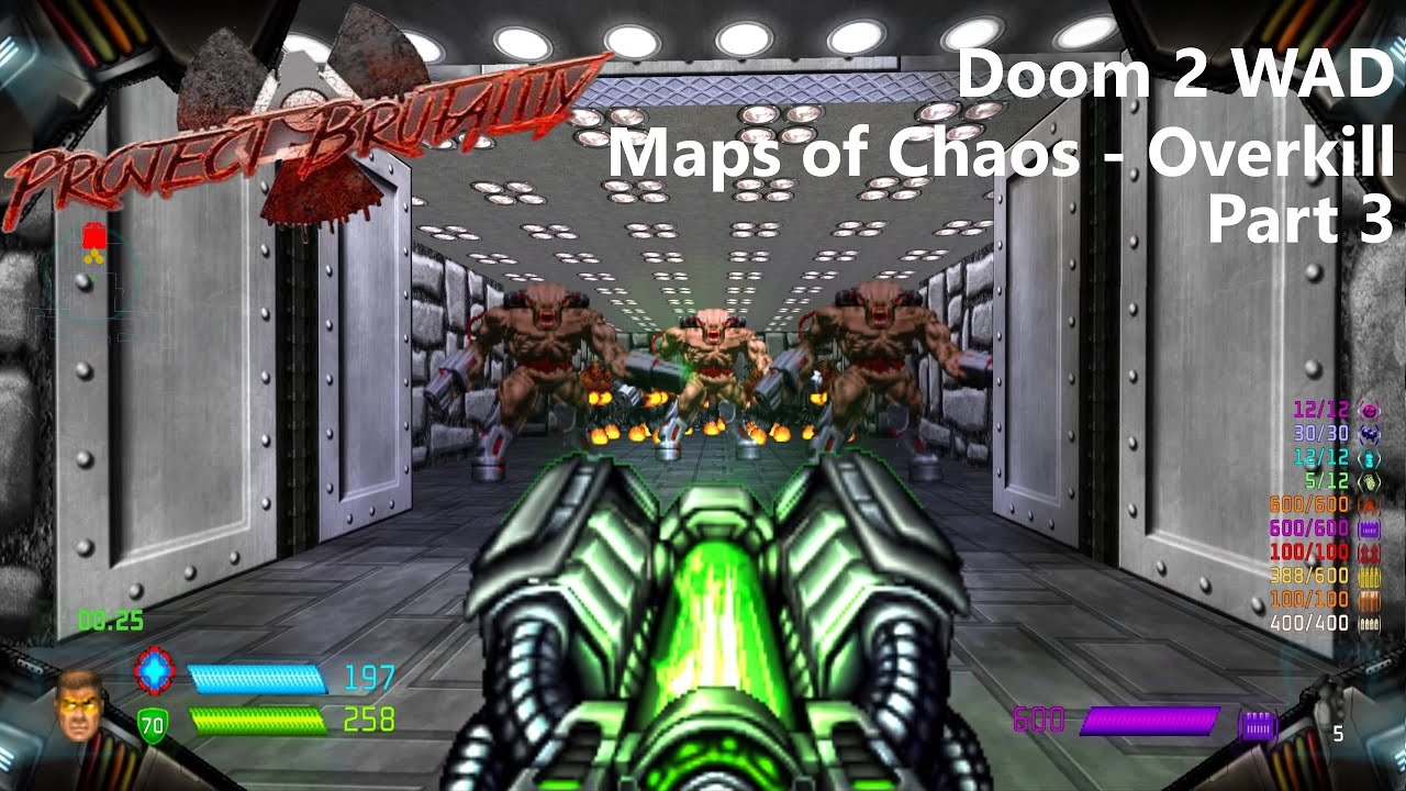 Doom 2 with Project Brutality, Maps Of Chaos Overkill and various MODS - Part 3