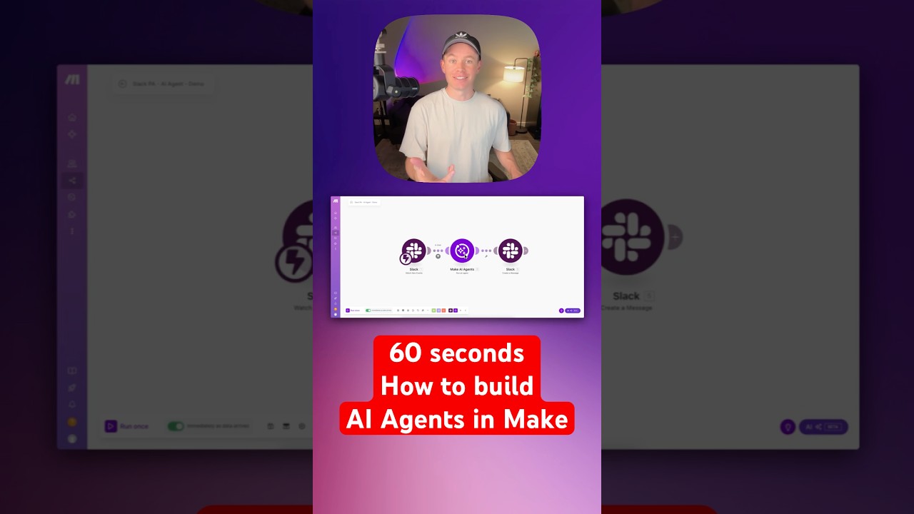 How to set up AI Agents in Make.com #aiagents #ai