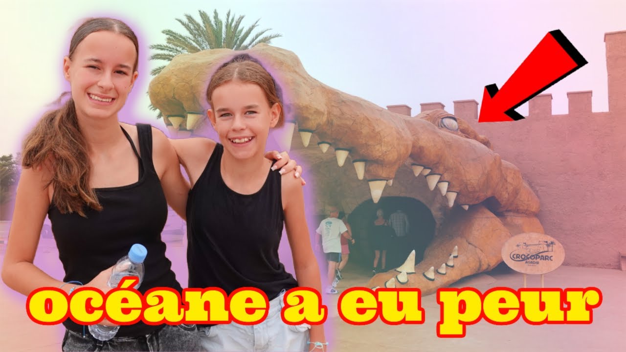 VLOG -- LES FILLES FONT DE LA TYROLIENNE AU-DESSUS DES CROCODILES 😨😨