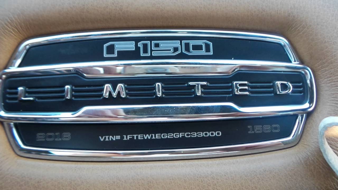 2016 Ford F150 Limited